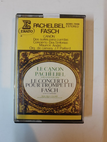 Ca 0076 - Pachelbel Fasch - Canon - Trompette Concerto