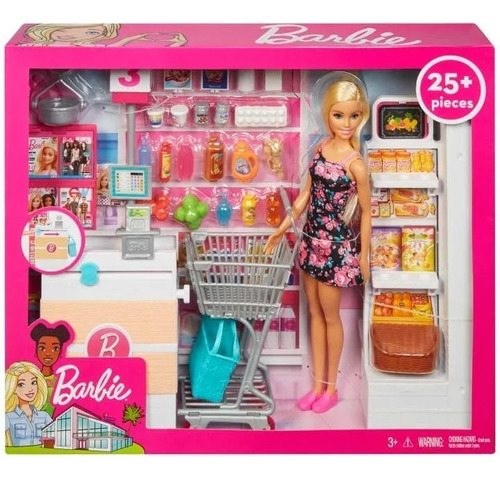 Barbie Supermercado Con Muñeca Original 