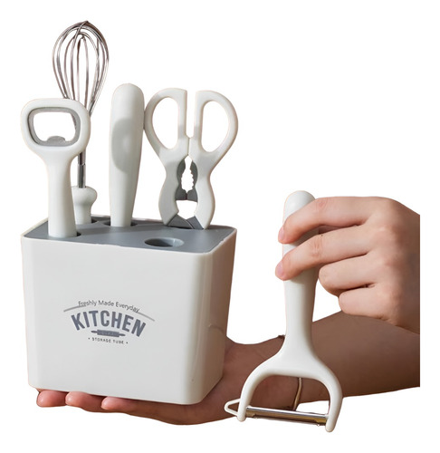 Set De Utensilios De Cocina Minimalista De 6 Piezas