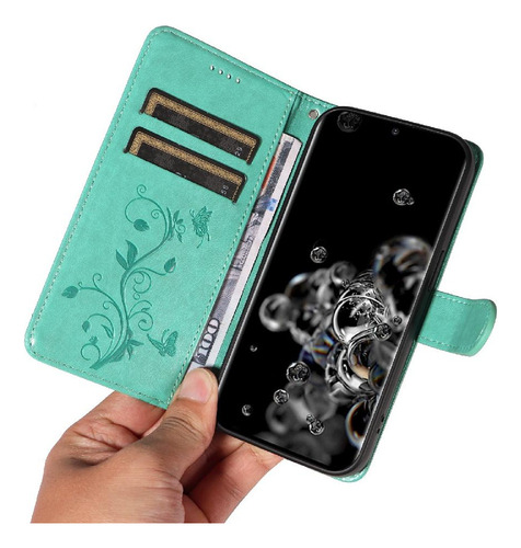 Funda For Samsung Galaxy S20 Ultra Cartera Teléfono Alta