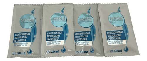 Acondicionador Sedal Hotelero Sachet 10ml Caja X 24u Hotel