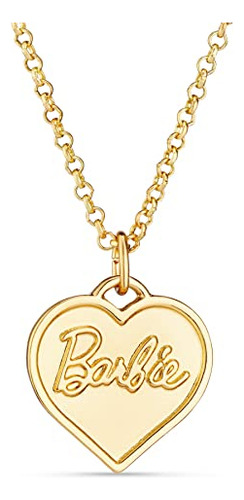 Colar Barbie Chunky Heart Gold