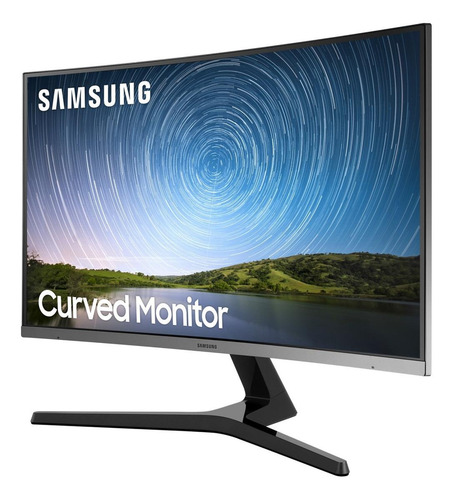 Imagen 4 de 6 de Monitor gamer curvo Samsung C27R500FHL led 27" dark blue gray 100V/240V