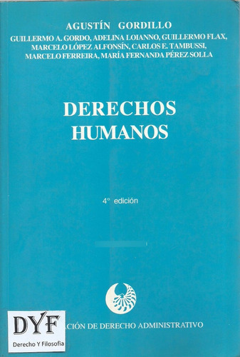 Manual Derechos Humanos - Gordillo - Dyf - Usado 3ra Edici 