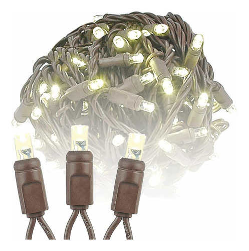 Novelty Lights 100 Luces Led Comerciales De Navidad (blanco.