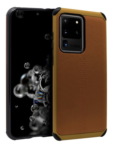 Funda Tpu Tipo Piel Para Samsung Galaxy S20 Ultra Sm-g988b