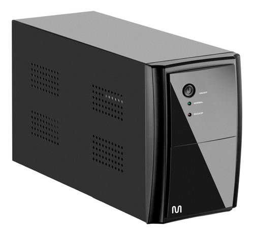 No Break Powertek 600 600va Entrada E Saída De 220v Preto