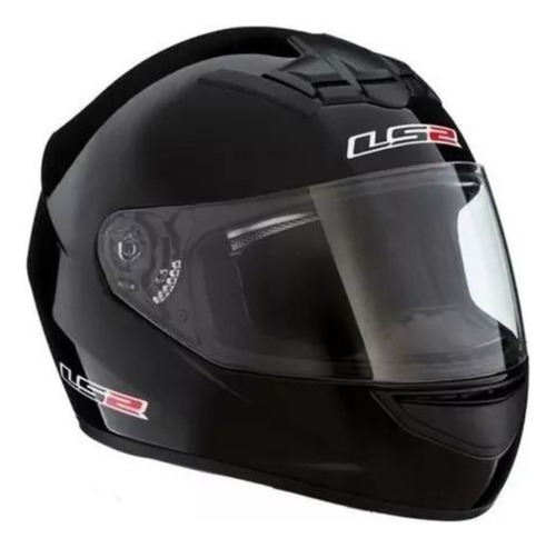 Casco Ls2 352 Rookie Gloss Black Brillante Xxl Liquidacion