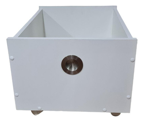 Caja Con Ruedas Y Manilla Para Almacenar Vinilos