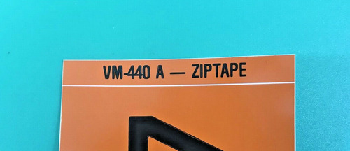 Pack Of 5 Ziptape Vm-440-a Vintage 440 Volts Stickers Or Eeo