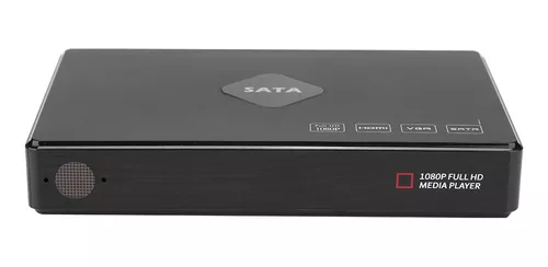 Reproductor Multimedia, Reproductor Multimedia de Disco Duro de TV HD 1080P  para Tarjeta SD para Unidad USB (Enchufe de la UE)