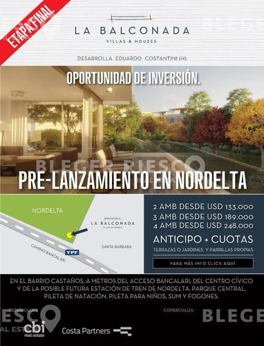 Imagen 13 de 21 de Departamento Duplex En Venta Ubicado En Castaños, Nordelta, Tigre