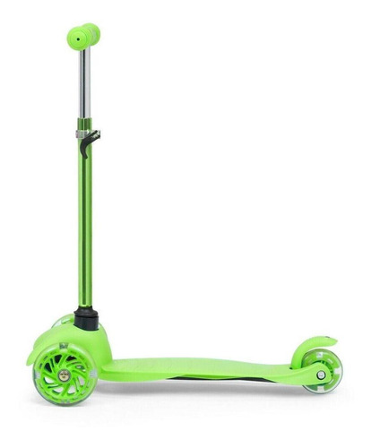 Patinete Infantil 3 Roda 60kg Aluminio Scooter Dobravel Verd