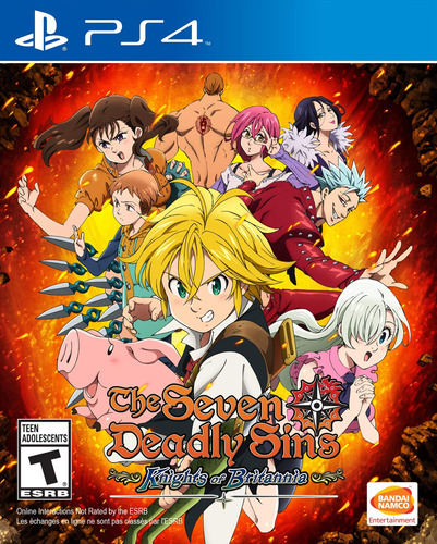 The Seven Deadly Sins Knights Of Britannia Juego Ps4 Sellado