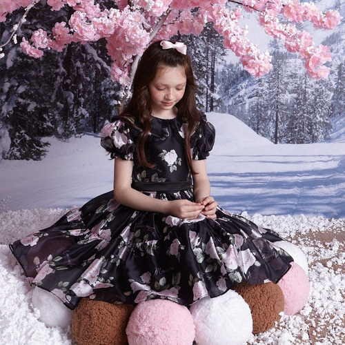 Imagem 2 de 3 de Vestido De Festa Monnalisa For Petit Cherie 22024