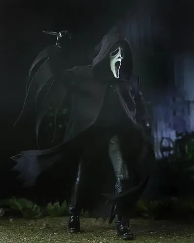 Boneco Ghost Face Action Figure Neca Ultima Terror Halloween