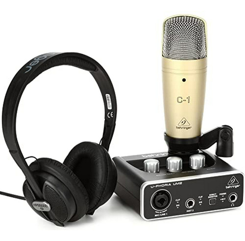 Bundle De Grabación/podcasting Behringer U-phoria