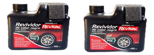 Revividor Color Negro,para,neumaticos,motos,autos Revigal X2