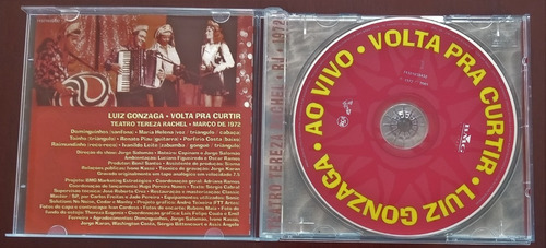 Cd Luiz Gonzaga - Volta Pra Curtir Ao Vivo (Usado)
