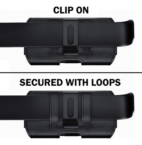 iPhone 16 16 Pro 15, 15 Pro 14 13 12 11 X Xs 10 Xr, Galaxy S24 5g, S23, S22 - Cell Phone Belt Holder