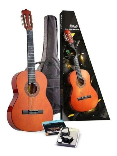 Imagen 1 de 2 de Set Stagg C542 Guitarra Clasica Criolla Excelente Calidad 