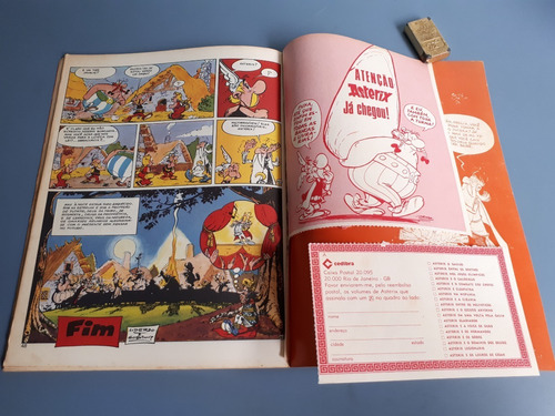 Antigo Gibi Asterix Nº 19 O Adivinho Cedibra 1972 (Usado)