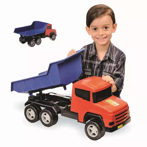 Caminhão Max Truck Gigante Verde 45cm | Brinquedo para Bebês Usado 47091256  | enjoei