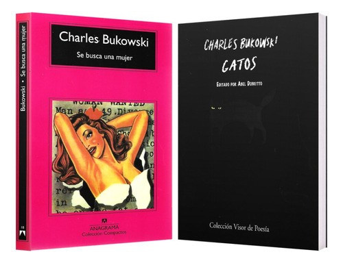 Se Busca Una Mujer + Gatos Pack 2 Libros Bukowski