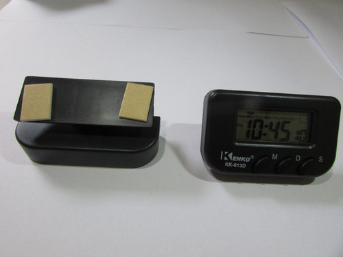 Relógio Car Clock 10 Unidades Atacado Hora Data Mês Crono