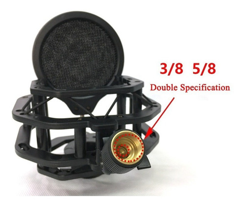 Imagen 4 de 6 de Soporte Anti Shock Tipo Araña Con Filtro Anti-pop