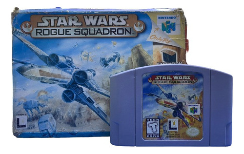 Jogo Fita Star Wars Rogue Squadron Nintendo64 Caixa Original