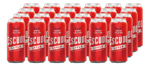 Pack 24 Cervezas Escudo Rojo 470 Ml