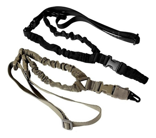 Portafusil 1 Punto Bungee Extra Resistente Color Negro