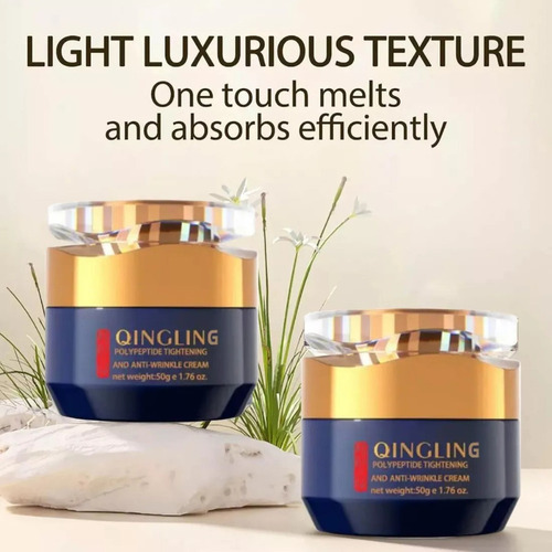 Crema Facial Qingling, Endurecedora Y Antipolipeptídica *1