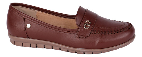 Zapato Confort Fratello Color Cafe Para Mujer 1472