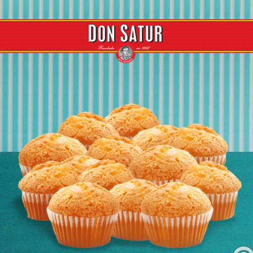 Imagen 3 de 5 de Madalena Don Satur de vainilla 200 g