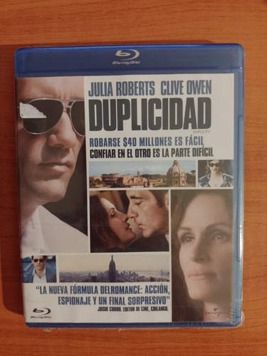 Duplicity Julia Roberts George Clooney Bluray Nuevo La Plata