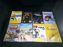 Comprar Manuales Juegos Nintendo 64 Originales 8 Piezas