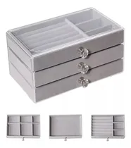 Comprar Joyero Organizador De Joyas Cofre Acrílico 3 Niveles