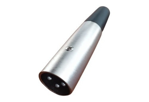 6 Pzas Conector Macho Cannon Metalico Steren