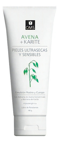 Oms Emulsion Facial Corporal Hidratante Avena Karite 200ml