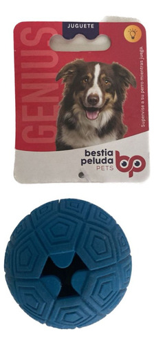 Juguete Pelota Tortuga Caucho 6 Cm Para Perro Mascota