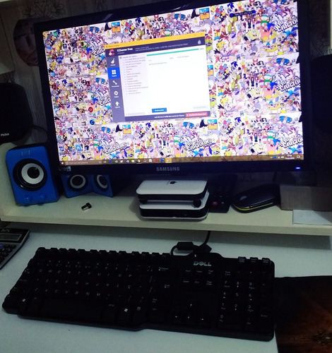 Imagem 1 de 5 de Computador 4gb/placa De Video 512gb + Monitor Led21pol