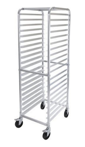 Alrk-20bk 20-tier Aluminio Hoja Pan Rack Freno