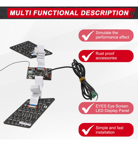 Panel De Pantalla Led Eye, Aplicación Inteligente, Programab