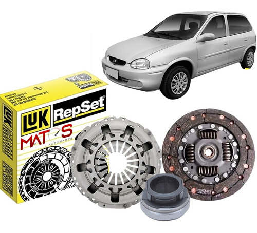 Kit De Embreagem Chevrolet Corsa Milenium 1998 1999 1.0 Luk