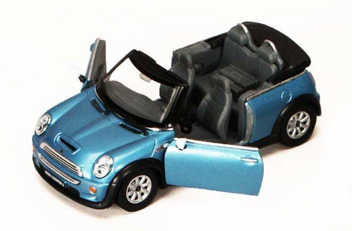 Kinsmart Mini Cooper S Cabrio, Juego De 4 5089d - 1/28 Escal