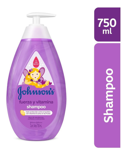 Shampoo Bebé Johnson's Fuerza - mL a $52