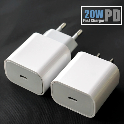 Fonte Carregador Turbo Celular Usb Tipo C Branco 20w Ios