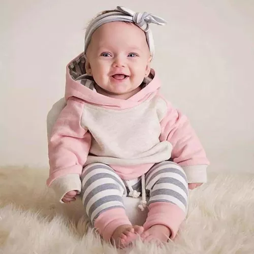 Polera Y Cintillo Diseño Ropa Bebé Niña Conjunto Pantalón 